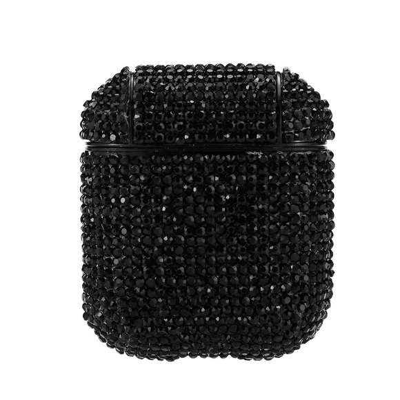Black Rhinestone Airpods Case - Picture 5 of 7